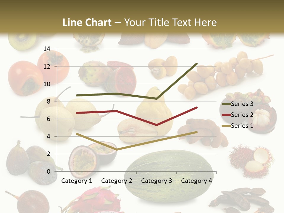 Brown Apples Mangosteens PowerPoint Template