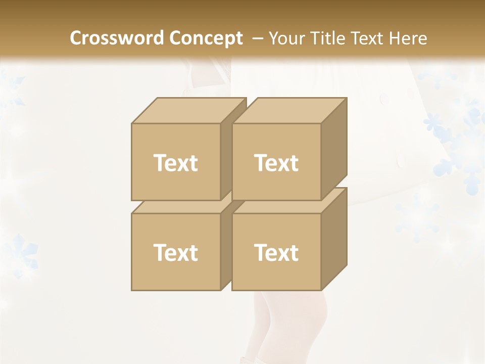 White Carefree Holiday PowerPoint Template
