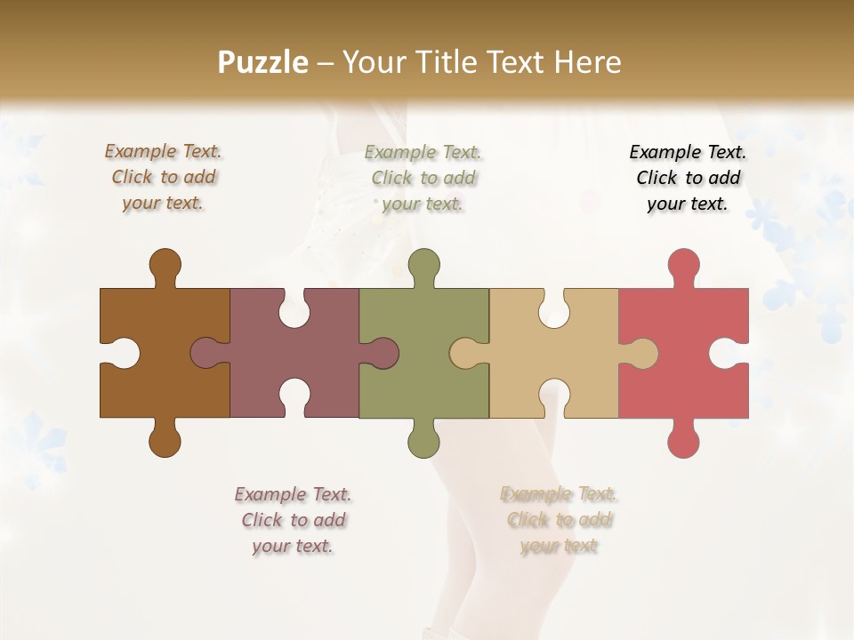 White Carefree Holiday PowerPoint Template