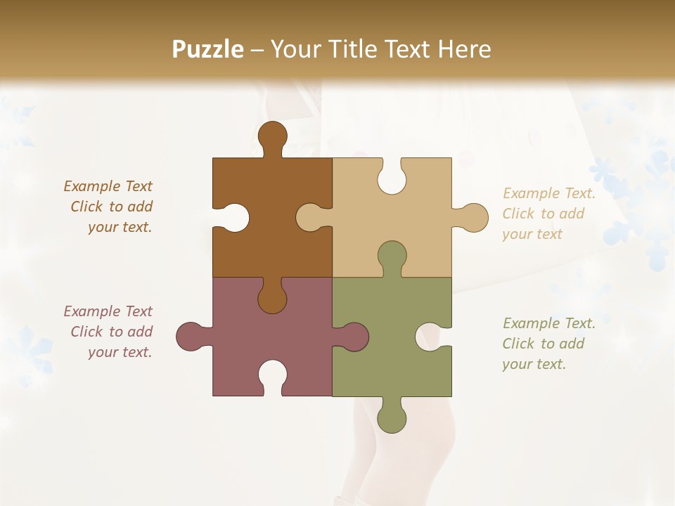 White Carefree Holiday PowerPoint Template