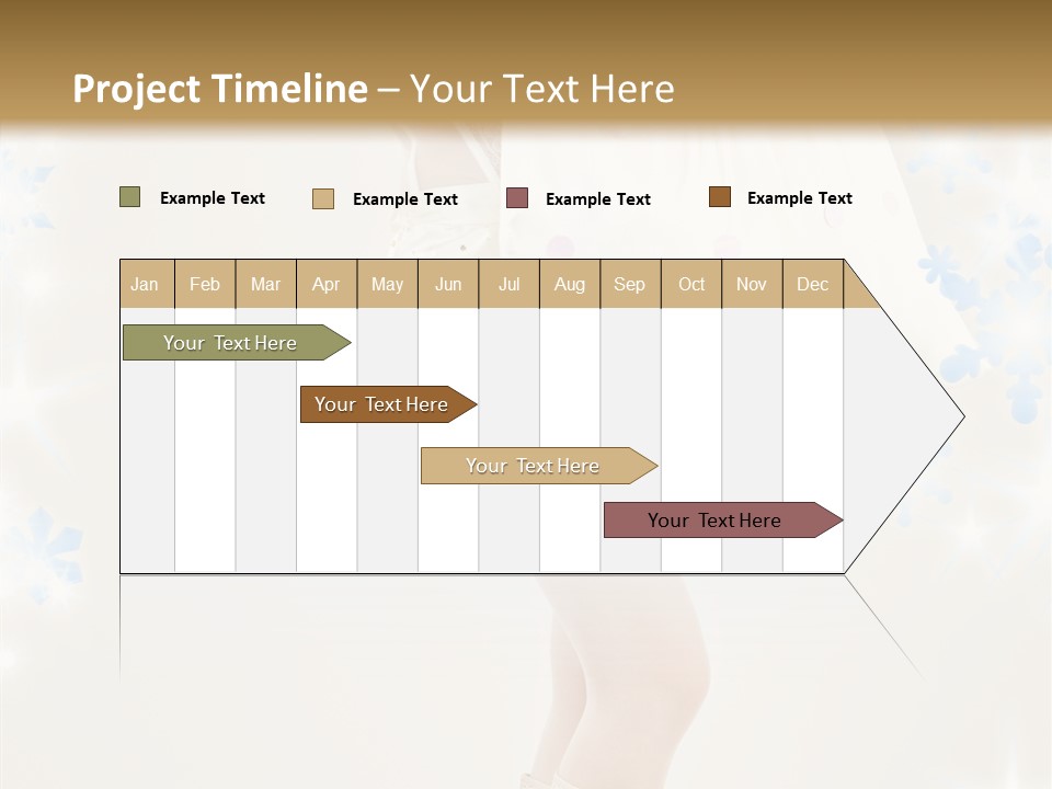 White Carefree Holiday PowerPoint Template