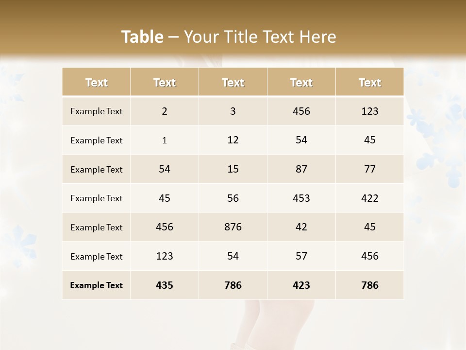 White Carefree Holiday PowerPoint Template