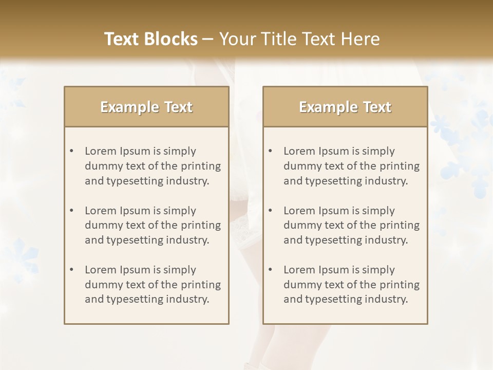 White Carefree Holiday PowerPoint Template