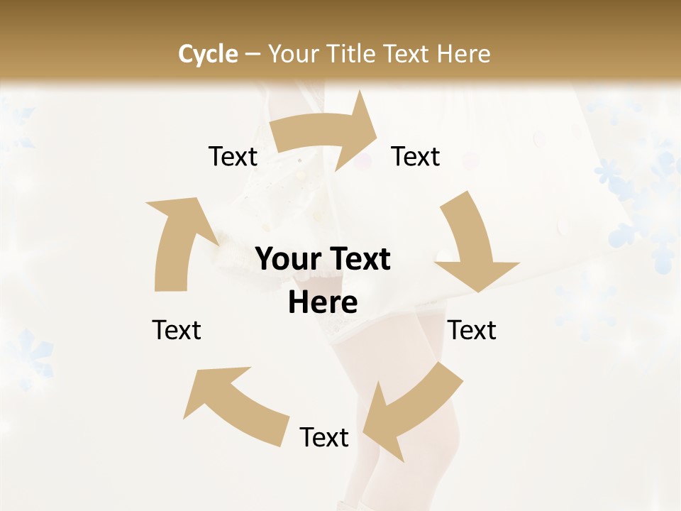 White Carefree Holiday PowerPoint Template