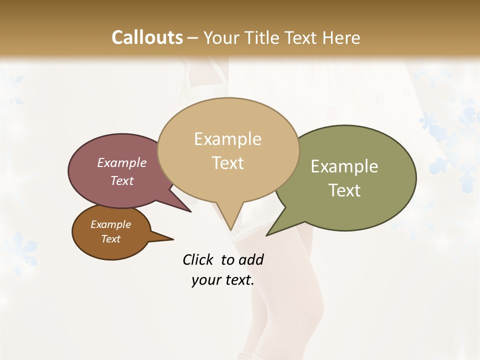 White Carefree Holiday PowerPoint Template