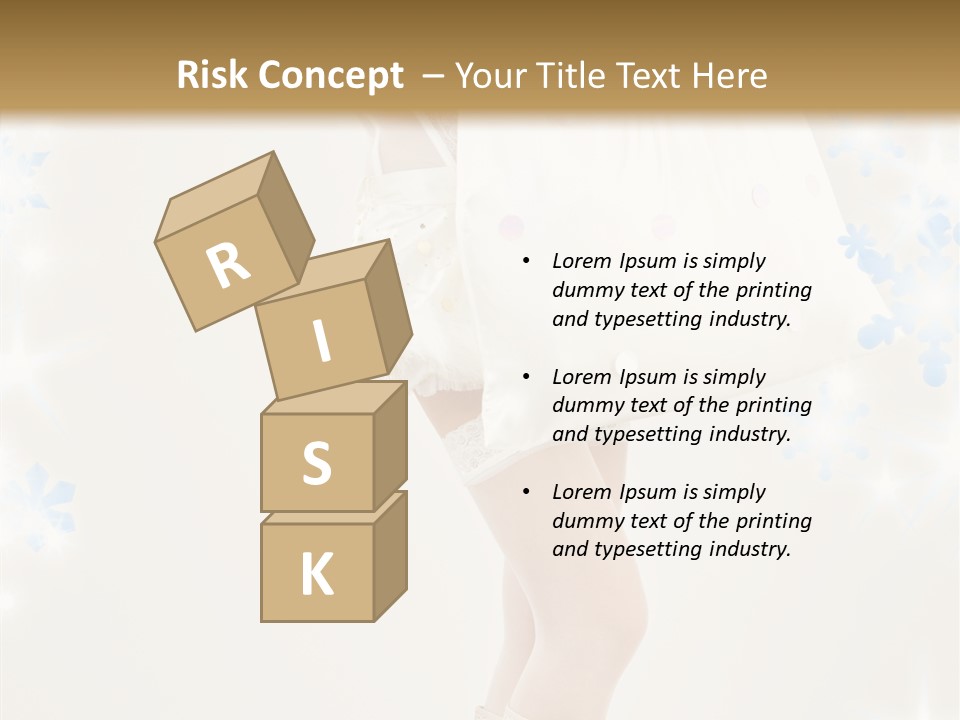 White Carefree Holiday PowerPoint Template