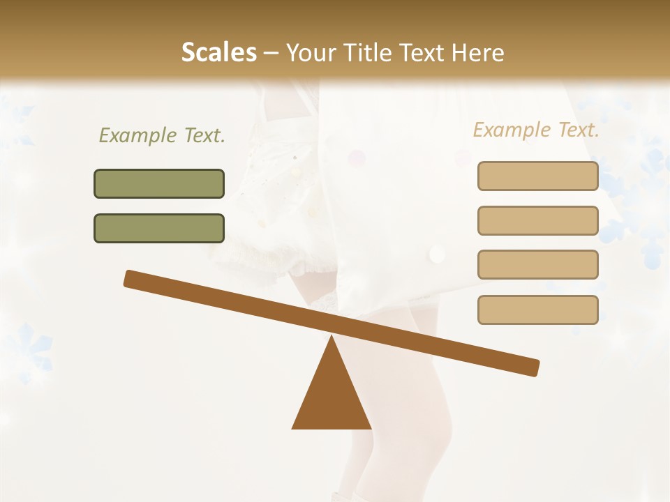 White Carefree Holiday PowerPoint Template
