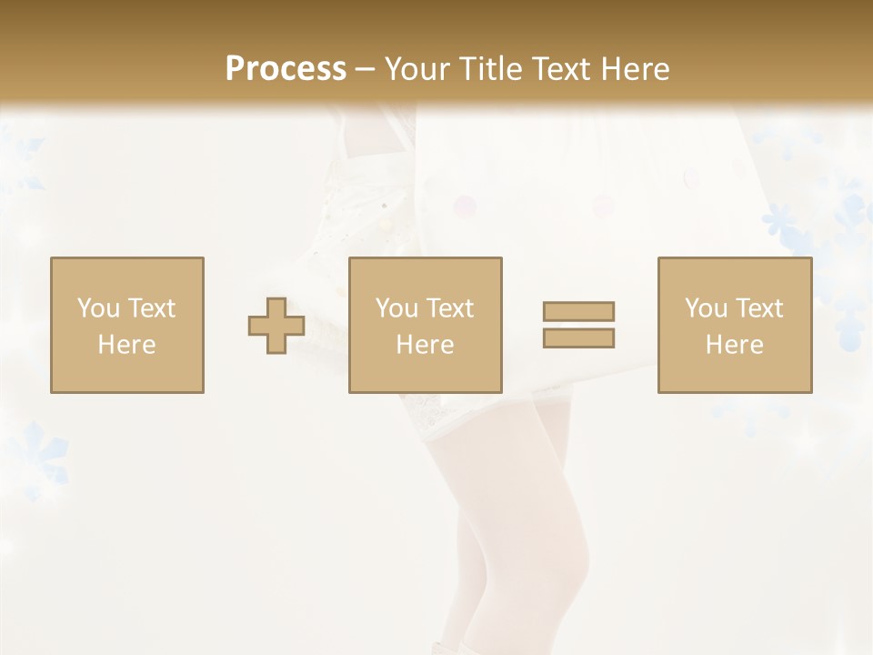 White Carefree Holiday PowerPoint Template