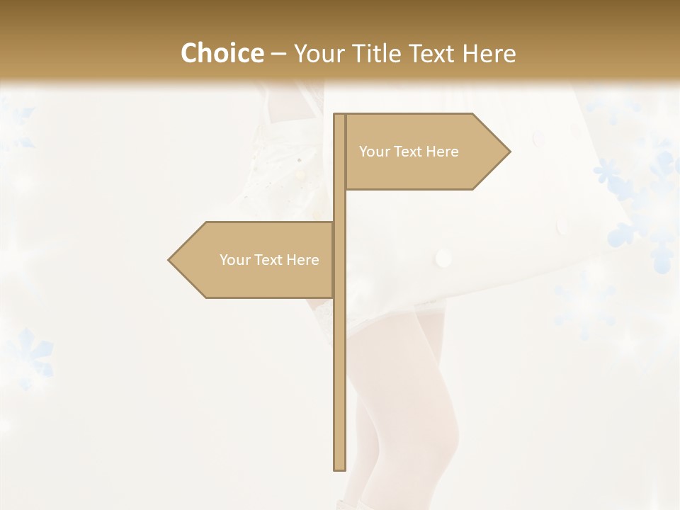 White Carefree Holiday PowerPoint Template