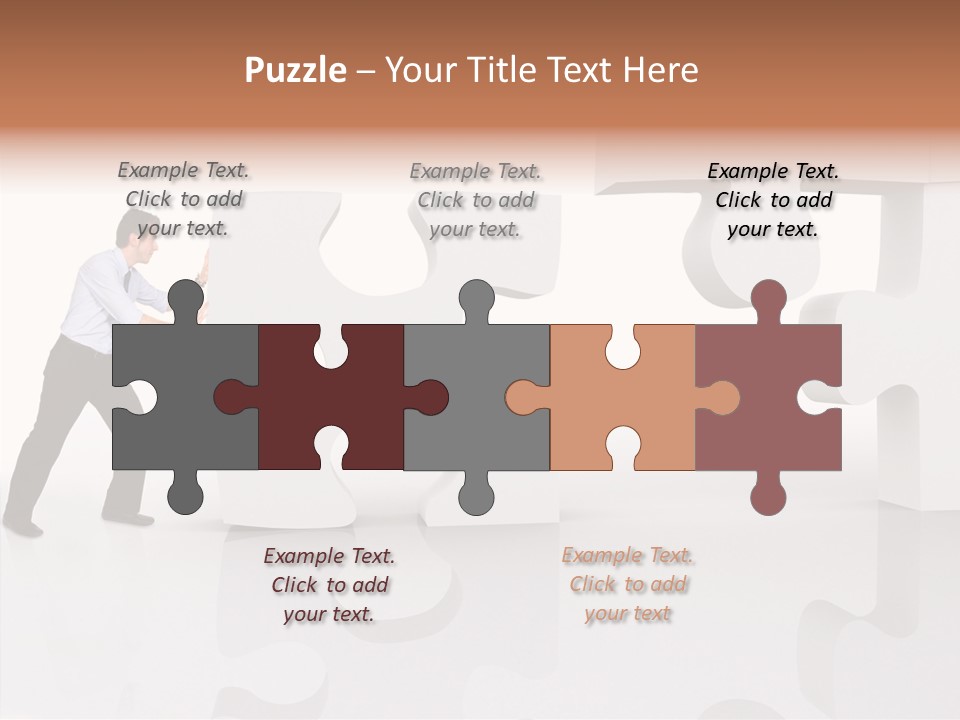 Playing Assemble Four PowerPoint Template