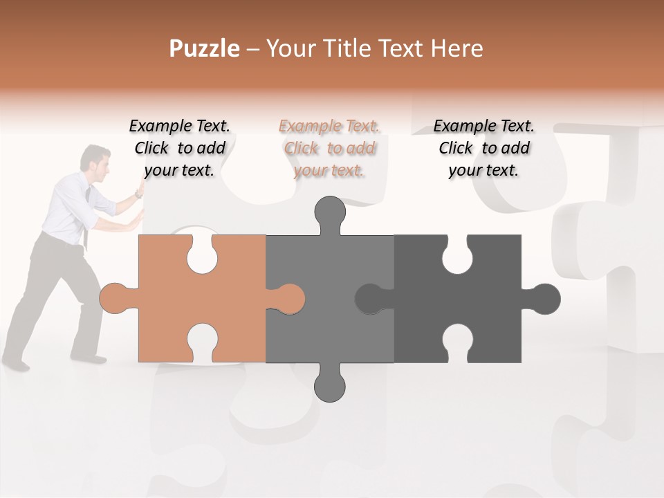 Playing Assemble Four PowerPoint Template