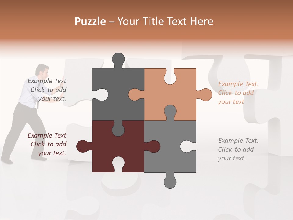 Playing Assemble Four PowerPoint Template