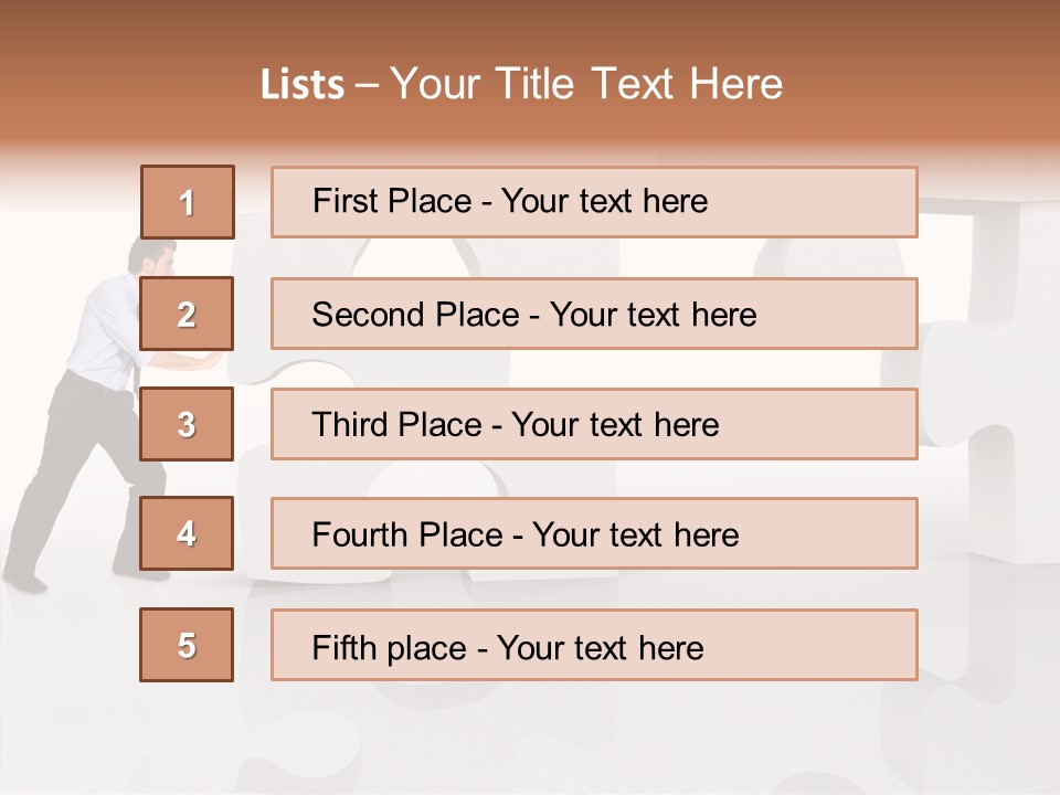 Playing Assemble Four PowerPoint Template