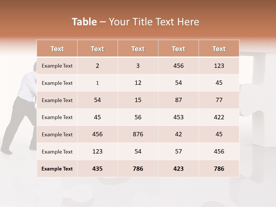 Playing Assemble Four PowerPoint Template