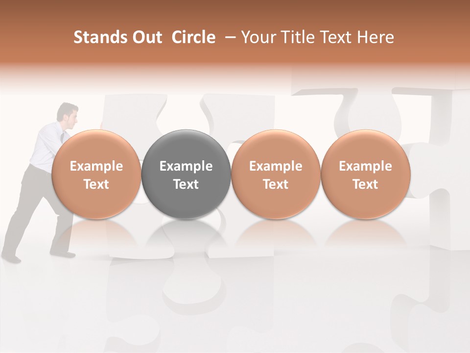Playing Assemble Four PowerPoint Template