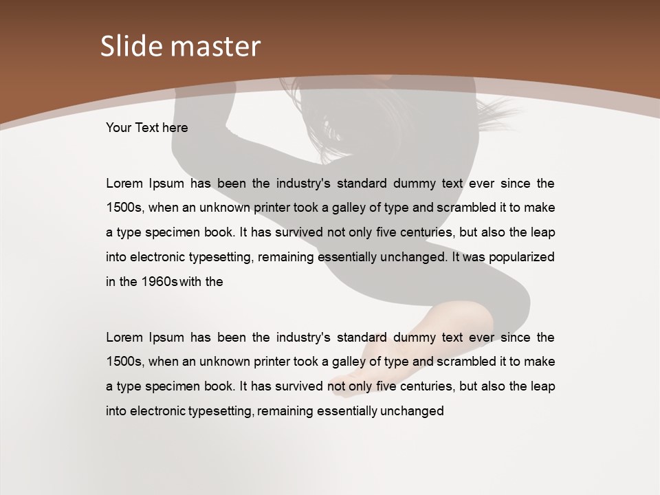 Fashion Exercise Performance PowerPoint Template