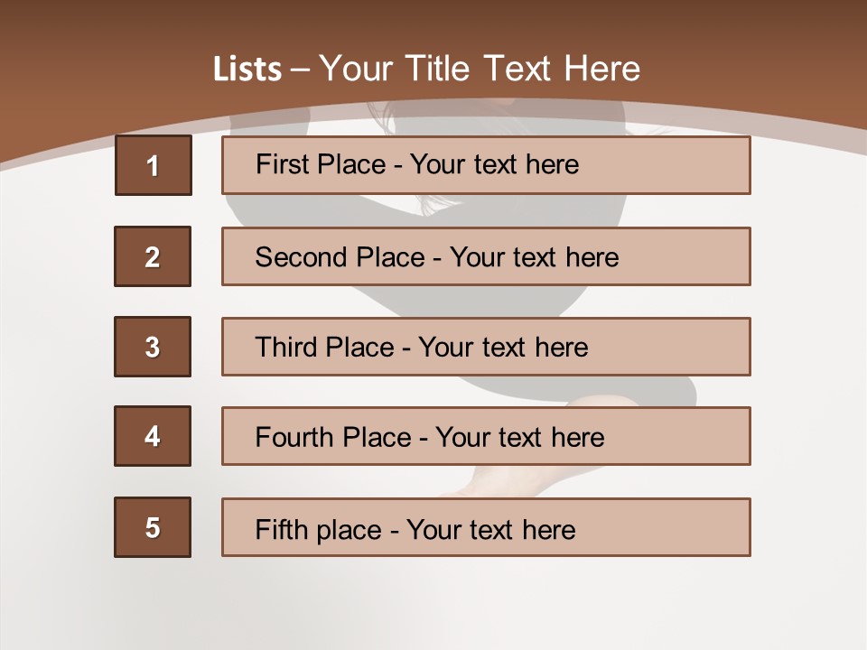 Fashion Exercise Performance PowerPoint Template