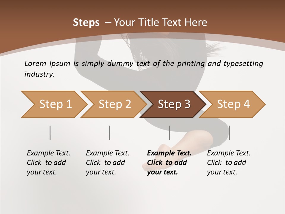 Fashion Exercise Performance PowerPoint Template