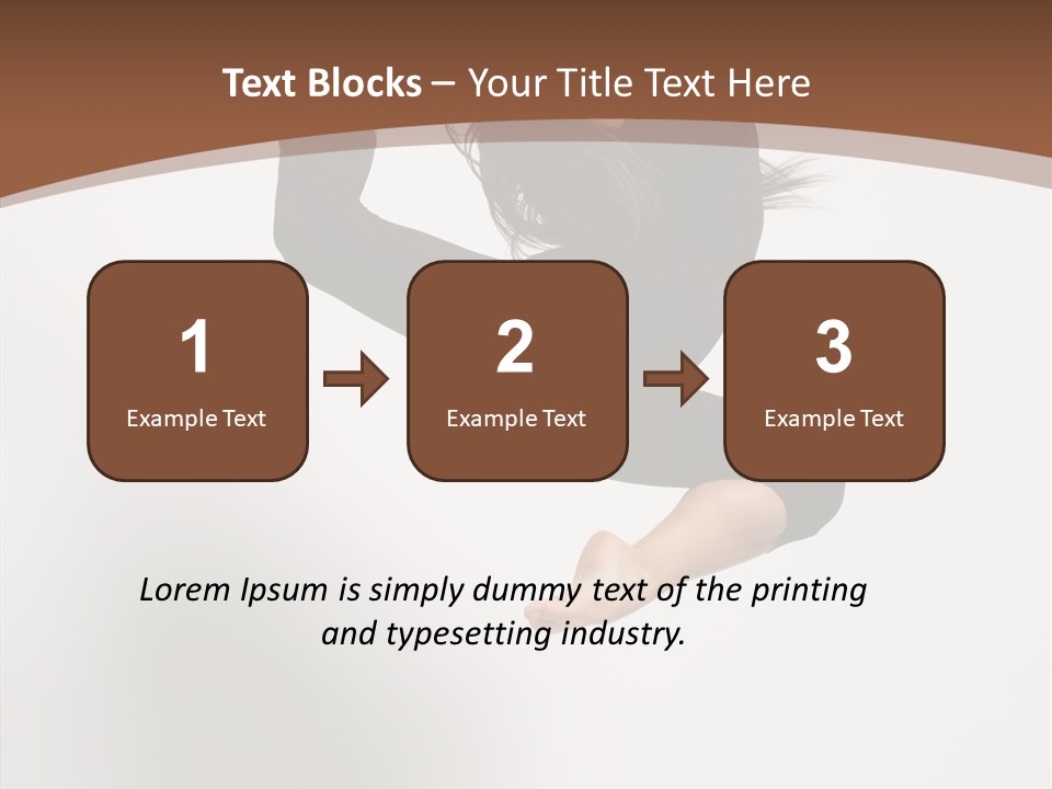 Fashion Exercise Performance PowerPoint Template