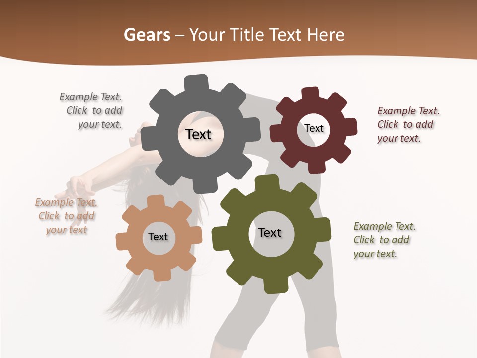 Performer Movement Balance PowerPoint Template