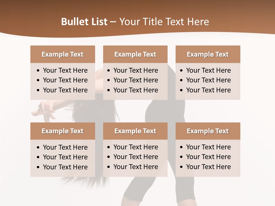 Performer Movement Balance PowerPoint Template