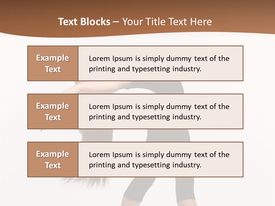 Performer Movement Balance PowerPoint Template