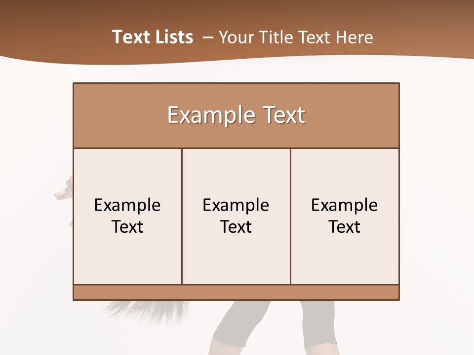 Performer Movement Balance PowerPoint Template