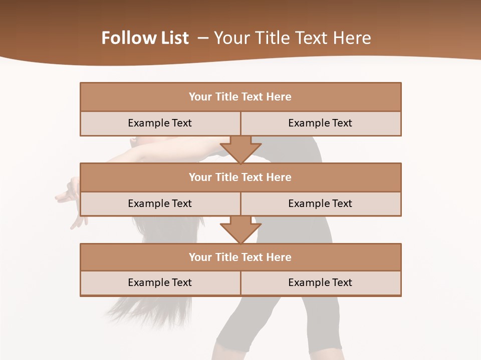 Performer Movement Balance PowerPoint Template