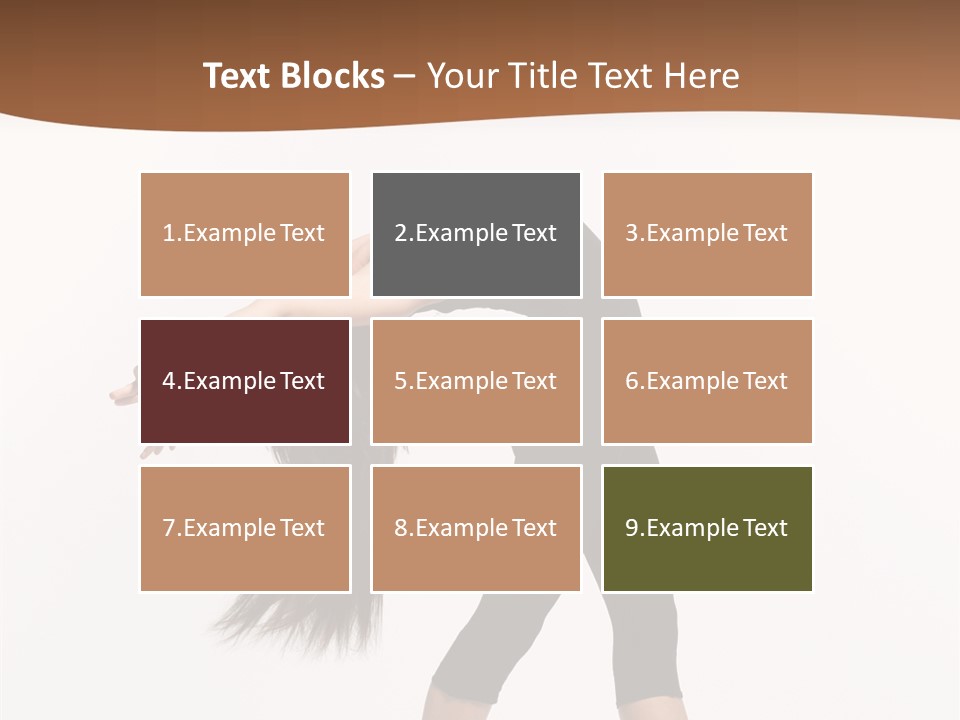 Performer Movement Balance PowerPoint Template