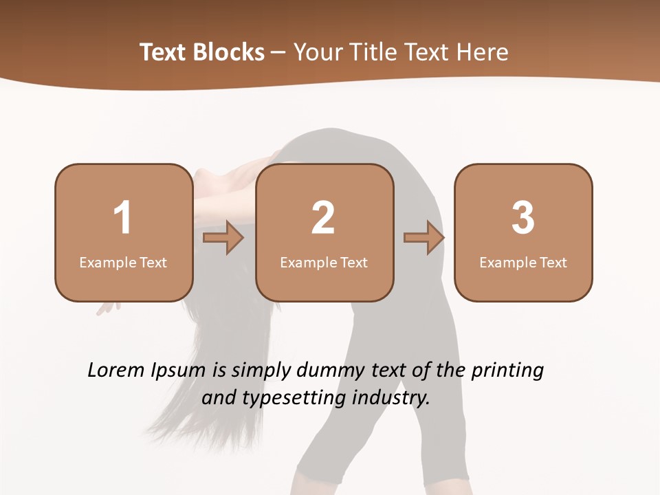 Performer Movement Balance PowerPoint Template