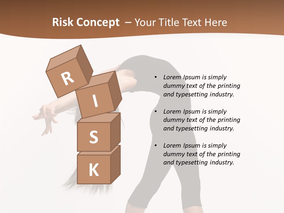 Performer Movement Balance PowerPoint Template