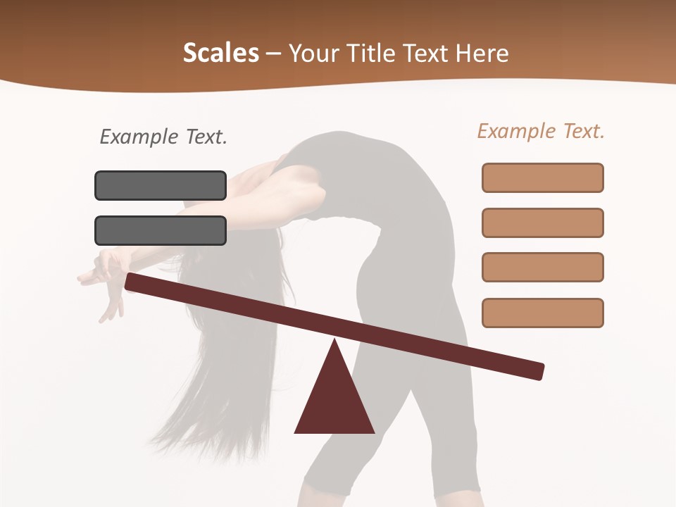 Performer Movement Balance PowerPoint Template