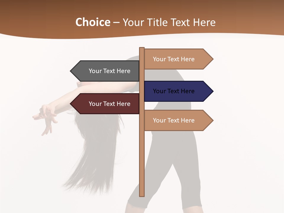 Performer Movement Balance PowerPoint Template