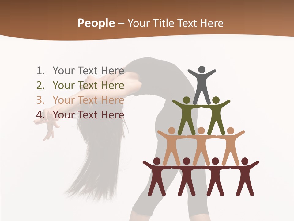 Performer Movement Balance PowerPoint Template