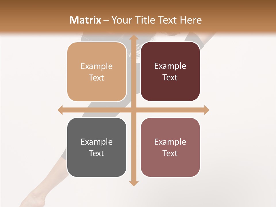 Balance Fashion Fitness PowerPoint Template