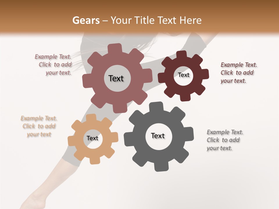 Balance Fashion Fitness PowerPoint Template