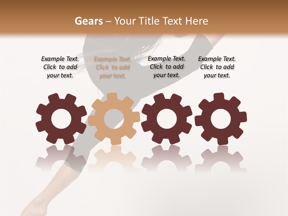 Balance Fashion Fitness PowerPoint Template