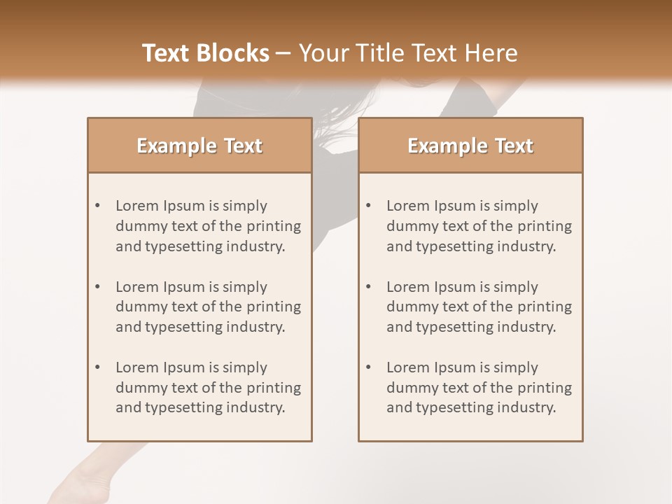 Balance Fashion Fitness PowerPoint Template