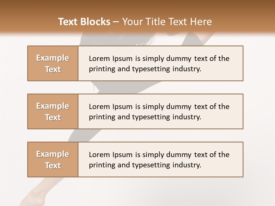 Balance Fashion Fitness PowerPoint Template