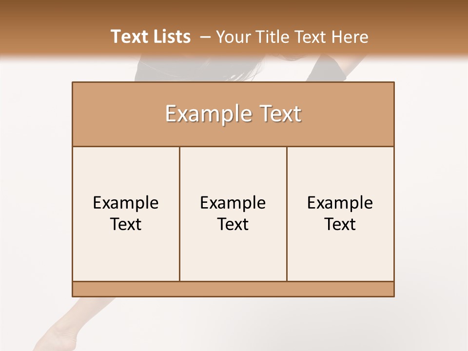 Balance Fashion Fitness PowerPoint Template