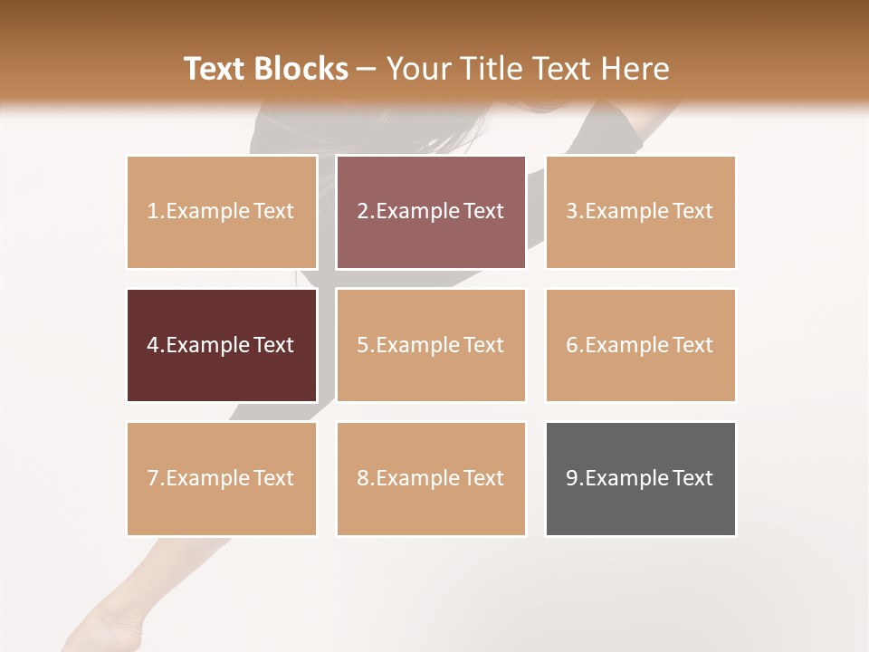 Balance Fashion Fitness PowerPoint Template