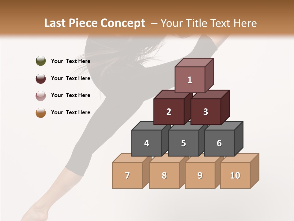 Balance Fashion Fitness PowerPoint Template
