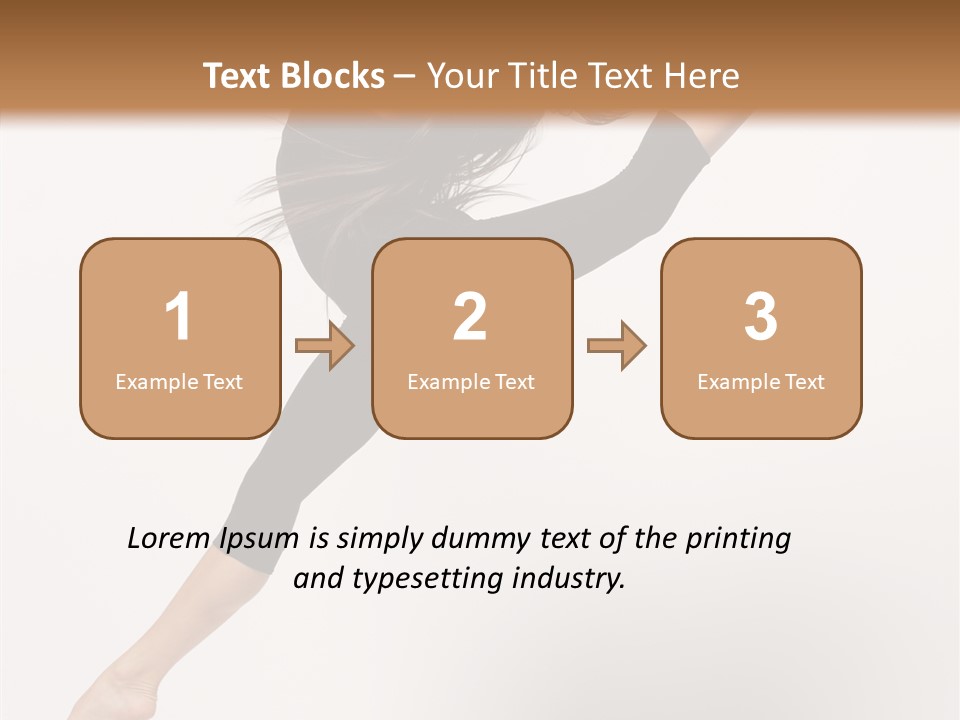 Balance Fashion Fitness PowerPoint Template
