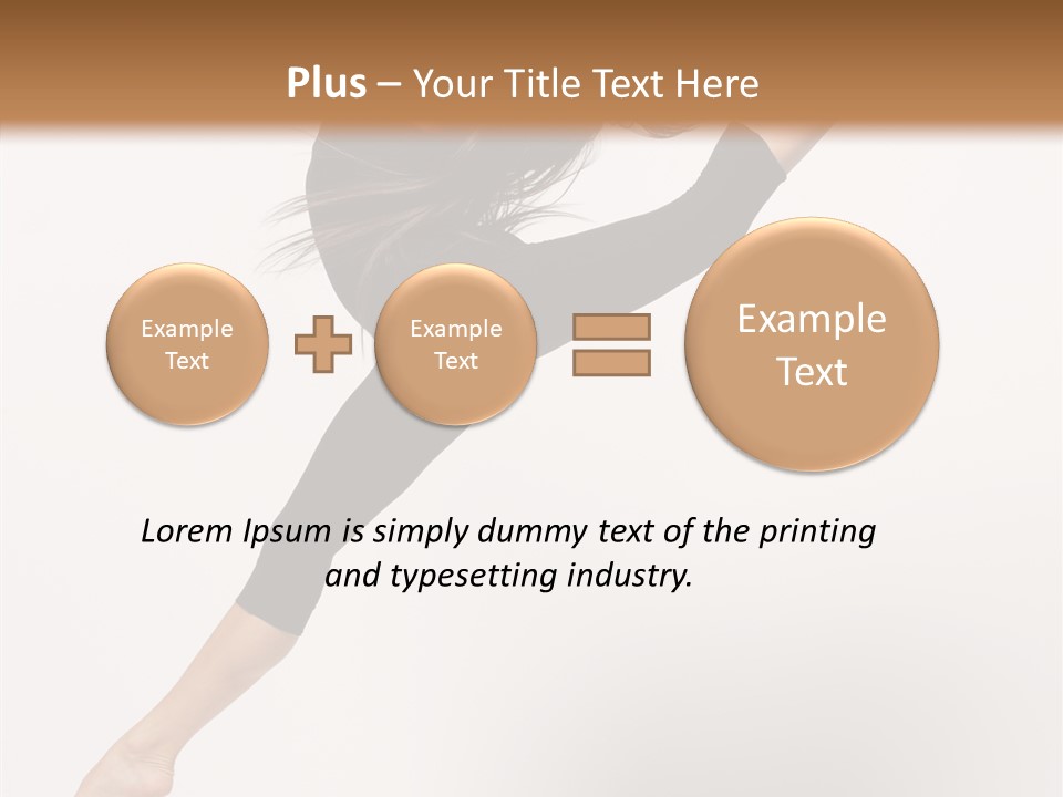 Balance Fashion Fitness PowerPoint Template