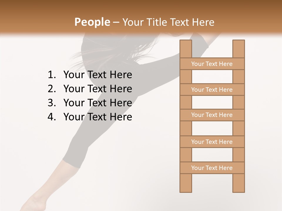 Balance Fashion Fitness PowerPoint Template