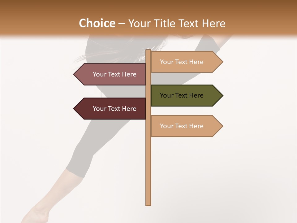 Balance Fashion Fitness PowerPoint Template