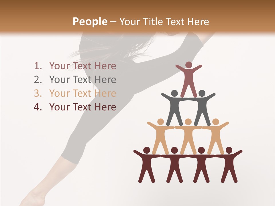 Balance Fashion Fitness PowerPoint Template