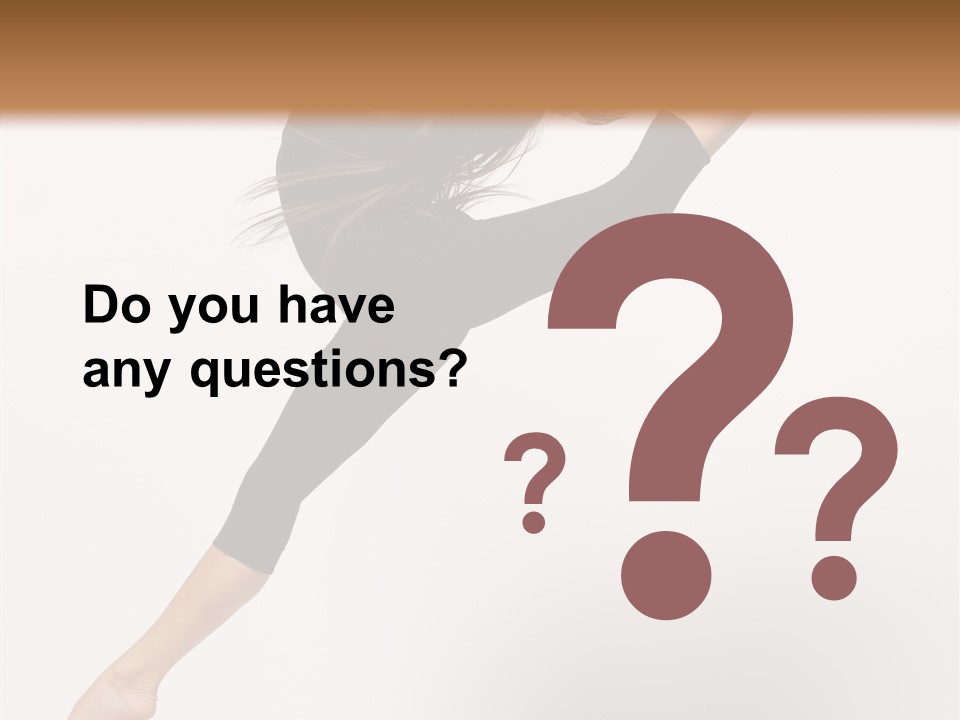 Balance Fashion Fitness PowerPoint Template