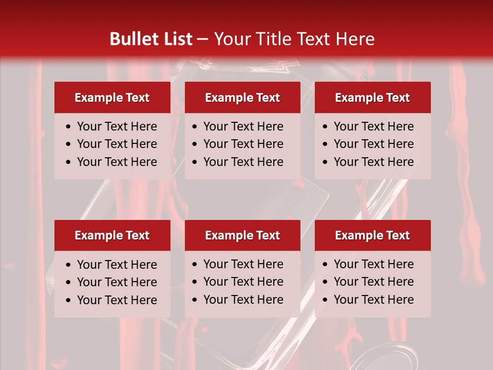 Elegance Background Transparent PowerPoint Template