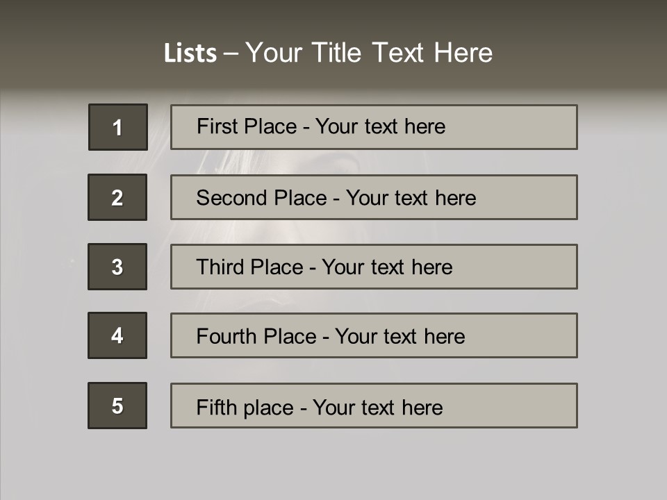 Person Cosmetic Human PowerPoint Template